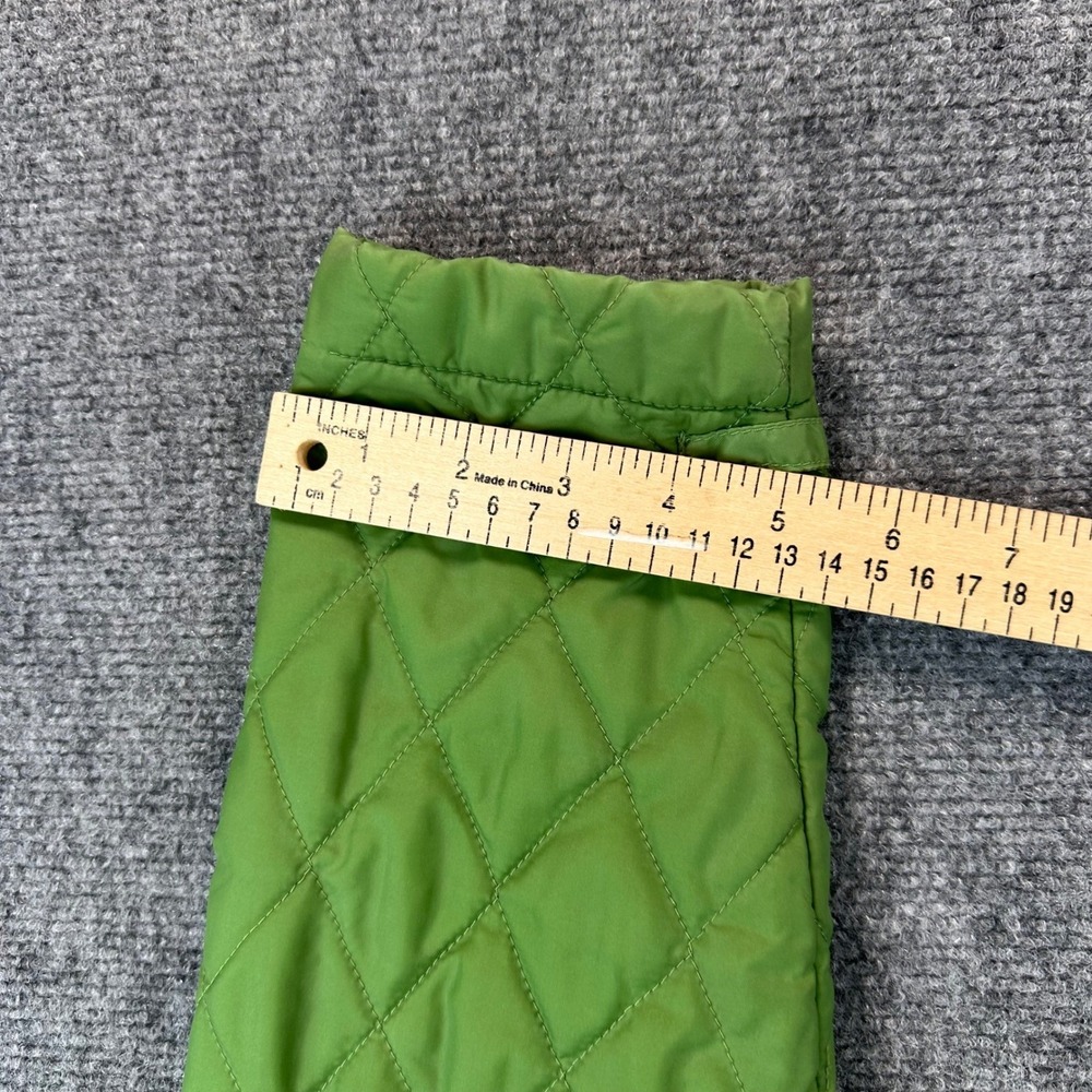 Lands End Quilted Puffer Insulated  Lightweight Jacket Womens M Green *Read‎ - Picture 12 of 14